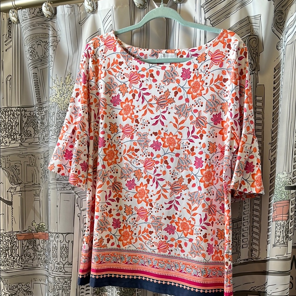 Floral Print Women's Top